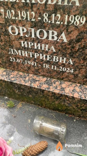 Орлова Ирина Дмитриевна