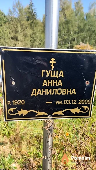 Гуща Анна Даниловна