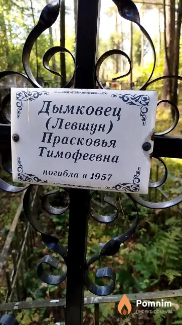 Дымковец (Левшун) Прасковья Тимофеевна