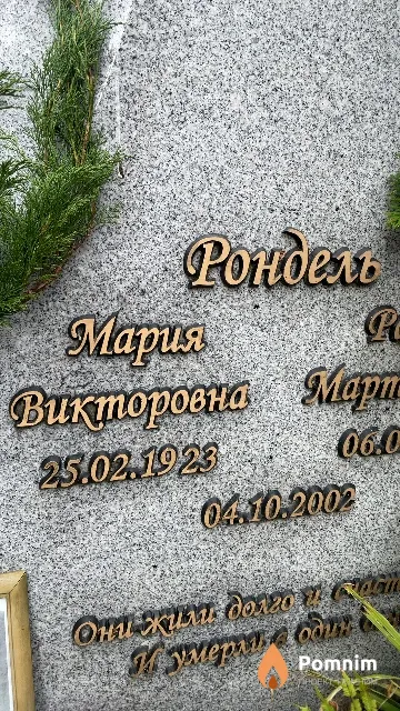 Рондель Мария Викторовна