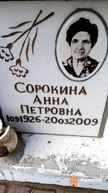 Сорокина Анна Петровна