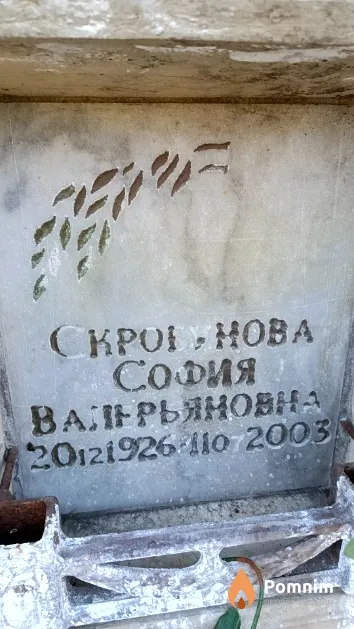Скробунова София Валерьяновна