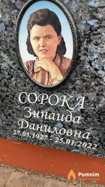 Сорока Зинаида Даниловна