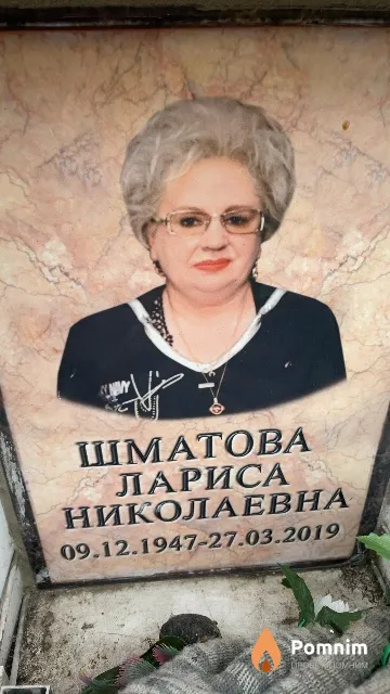 Шматова Лариса Николаевна