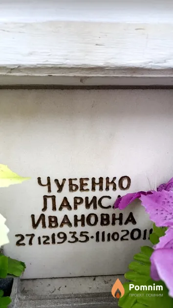 Чубенко Лариса Ивановна