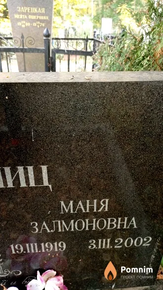 Лившиц Маня Залмоновна