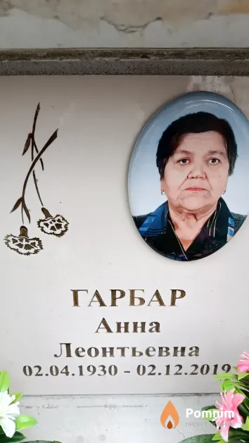 Гарбар Анна Леонтьевна