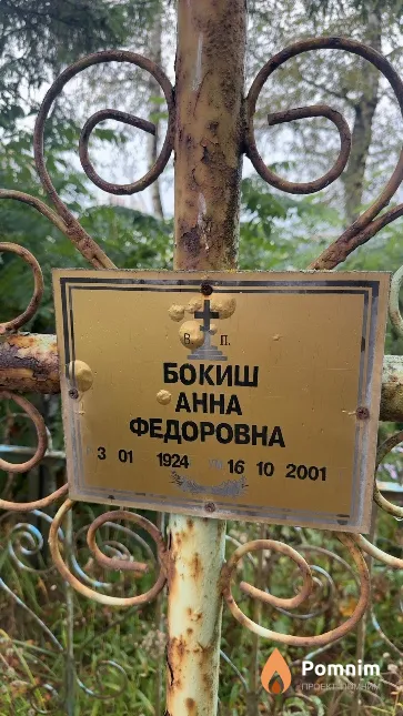 Бокиш Анна Федоровна