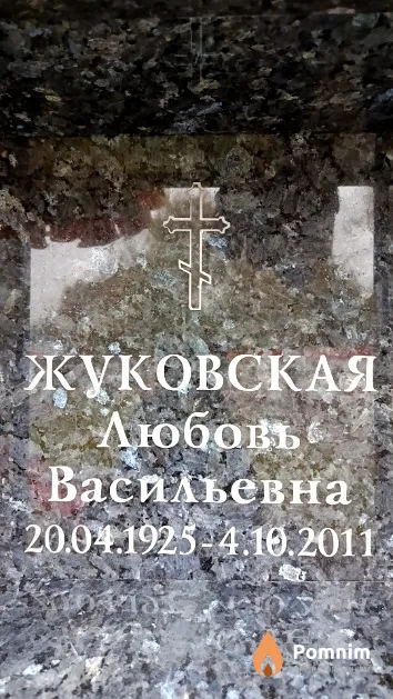 Жуковская Любовь Васильевна