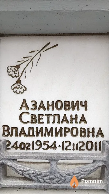 Азанович Светлана Владимировна