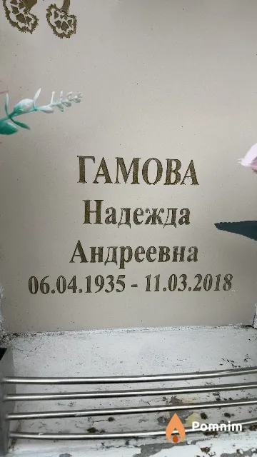 Гамова Надежда Андреевна