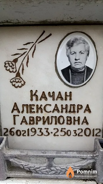 Качан Александра Гавриловна
