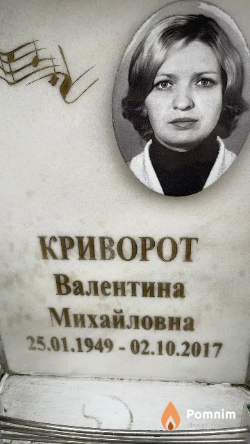 Криворот Валентина Михайловна