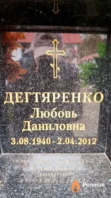Дегтяренко Любовь Даниловна