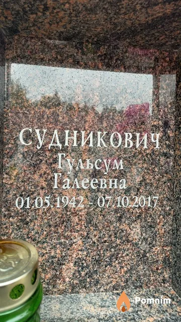 Судникович Гульсум Талеевна