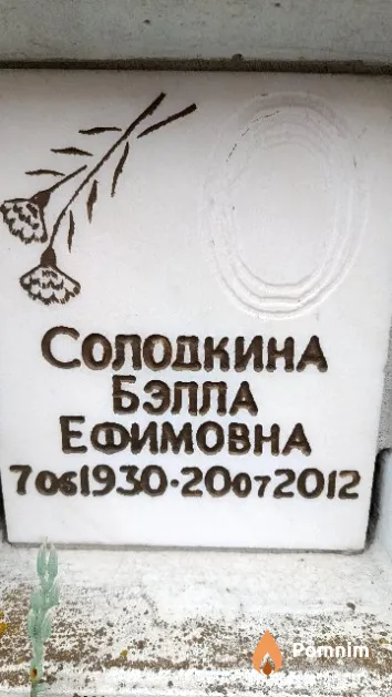 Солодкина Бэлла Ефимовна