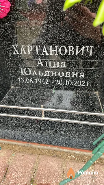 Хартанович Анна Юльяновна