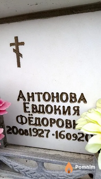 Антонова Евдокия Фёдоровна