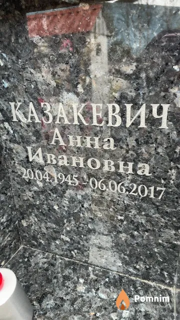 Казакевич Анна Ивановна