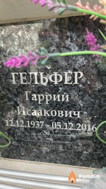 Гельфер Гаррий Исаакович