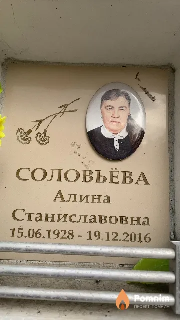 Соловьёва Алина Станиславовна