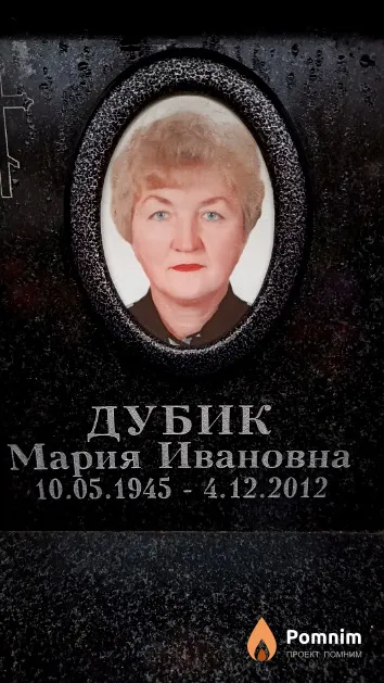Дубик Мария Ивановна