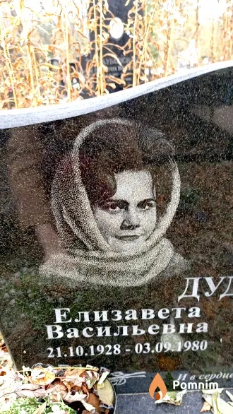 Дудкина Елизавета Васильевна