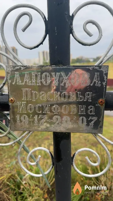 Лапоухова Прасковья Иосифовна