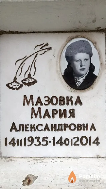 Мазовка Мария Александровна