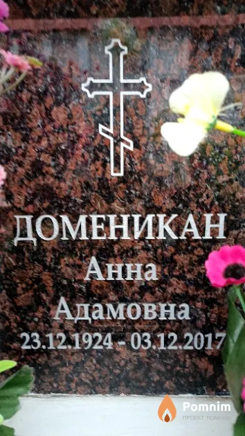 Доменикан Анна Адамовна