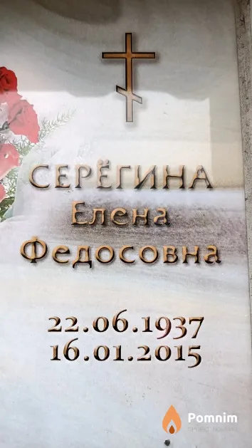 Серёгина Елена Федосовна