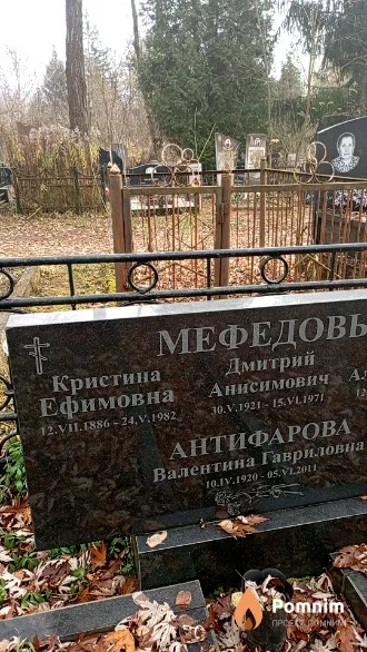 Мефедова Кристина Ефимовна