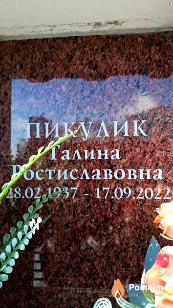 Пикулик Галина Ростиславовна