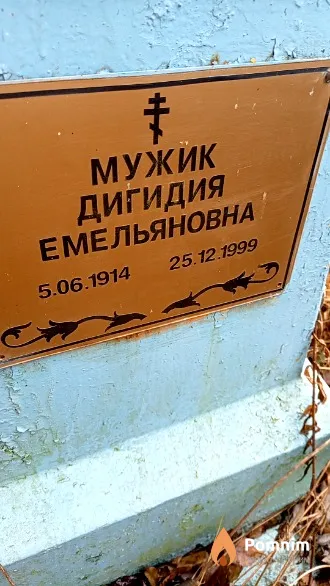 Мужик Дигидия Емельяновна