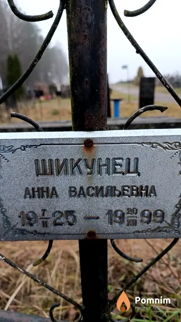 Шикунец Анна Васильевна