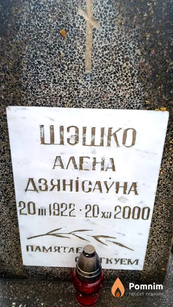 Шэшко Алёна Дзянісаўна
