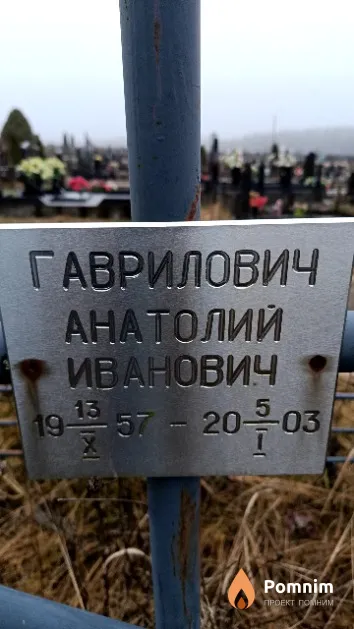Гаврилович Анатолий Иванович