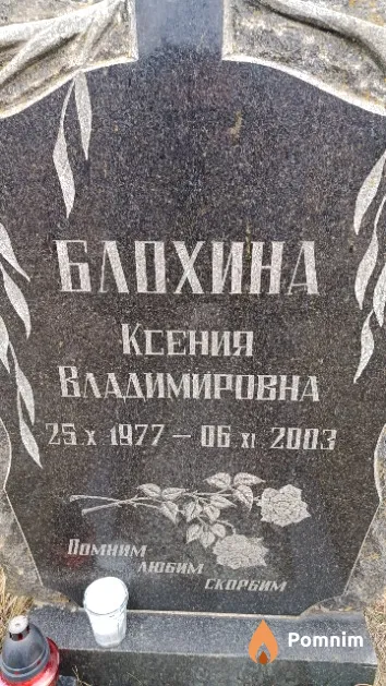 Блохина Ксения Владимировна