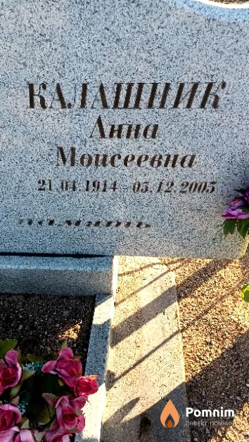 Калашник Анна Моисеевна