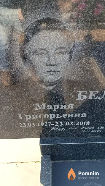 Белодед Мария Григорьевна