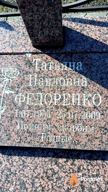 Федоренко Татьяна Павловна