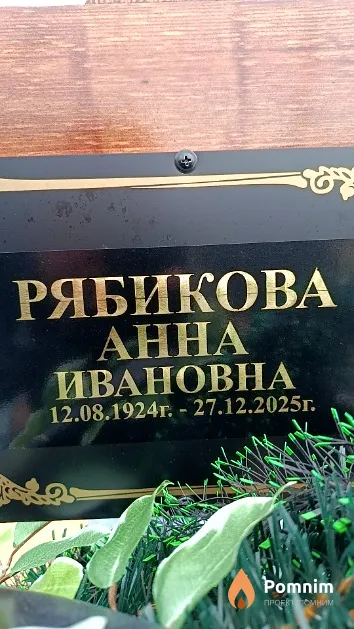 Рябикова Анна Ивановна