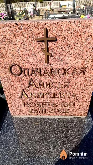 Опачанская Анисья Андреевна