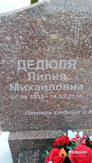 Дедюля Лилия Михайловна