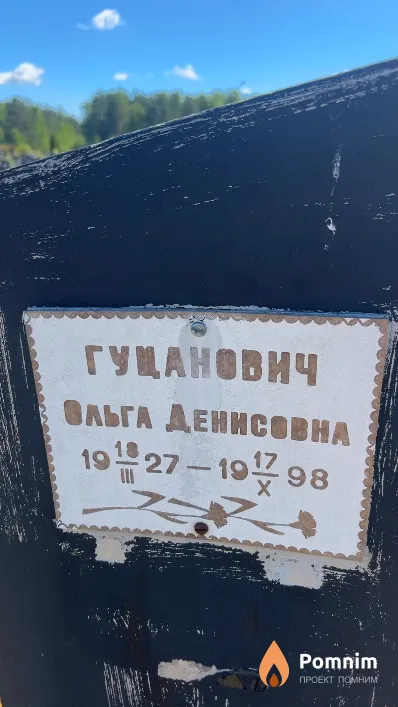 Гуцанович Ольга Денисовна