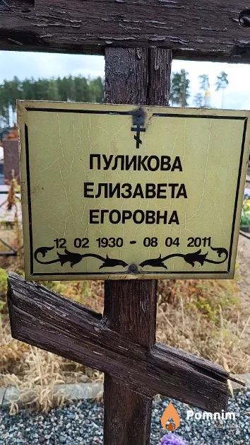 Пуликова Елизавета Егоровна